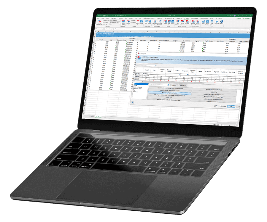 SAP ECC and S/4HANA Financial Reporting Dashboard