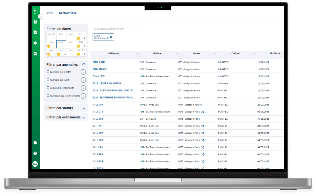 Viareport Lease Screenshot Updated